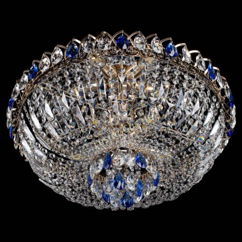 Люстра Астра Бутон №5 синяя в Саратове Гусь Хрустальный