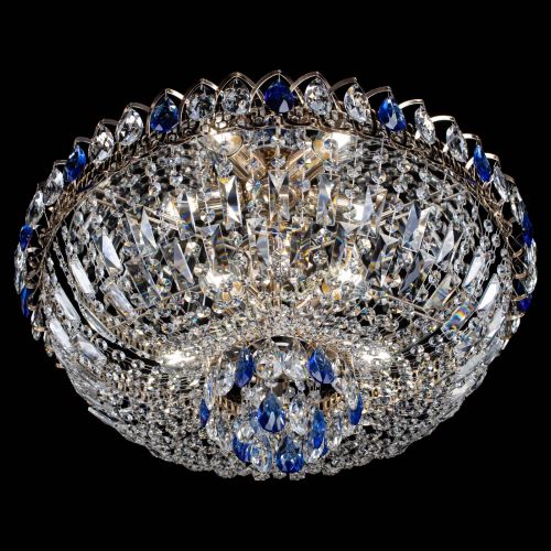 Люстра Астра Бутон №5 синяя в Саратове Гусь Хрустальный