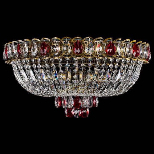 Люстра Астра Бутон №6 под бронзу Красная в Саратове Гусь Хрустальный