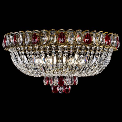 Люстра Астра Бутон №6 под бронзу Красная в Саратове Гусь Хрустальный