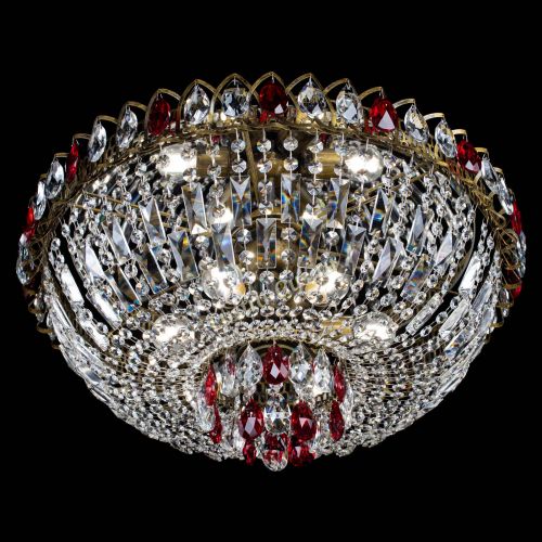 Люстра Астра Бутон №6 под бронзу Красная в Саратове Гусь Хрустальный