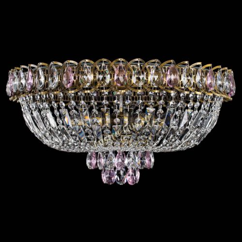 Люстра Астра Бутон №6 под бронзу Розовая в Саратове Гусь Хрустальный