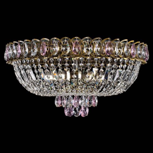 Люстра Астра Бутон №6 под бронзу Розовая в Саратове Гусь Хрустальный