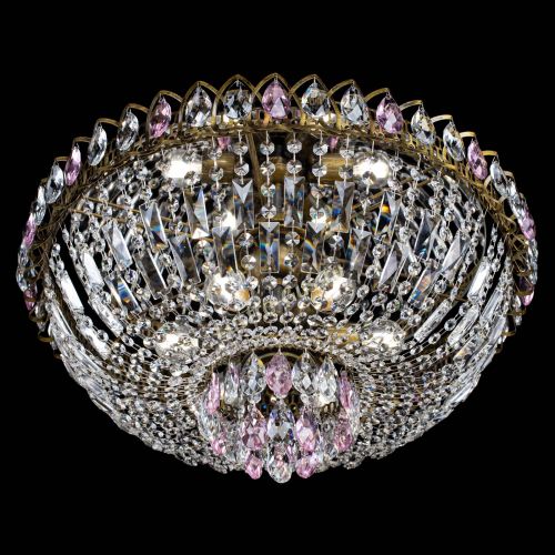 Люстра Астра Бутон №6 под бронзу Розовая в Саратове Гусь Хрустальный