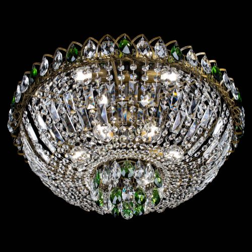 Люстра Астра Бутон №6 под бронзу Зеленая в Саратове Гусь Хрустальный