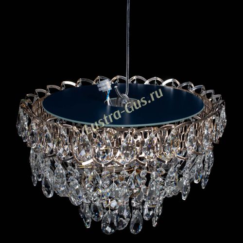 Люстра Астра Шар №3 с журавликами в Саратове Гусь Хрустальный