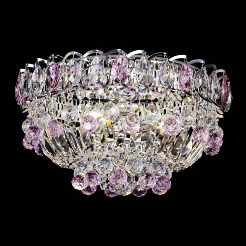 Люстра Астра Шар №3 Розовая в Саратове Гусь Хрустальный