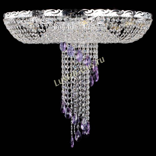 Люстра Диана №1 фиолетовая в Саратове Гусь Хрустальный