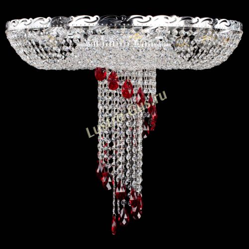 Люстра Диана №1 красная в Саратове Гусь Хрустальный