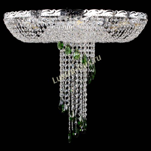 Люстра Диана №1 зеленая в Саратове Гусь Хрустальный