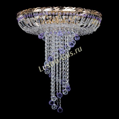 Люстра Диана №6 Шар 30 фиолетовая в Саратове Гусь Хрустальный