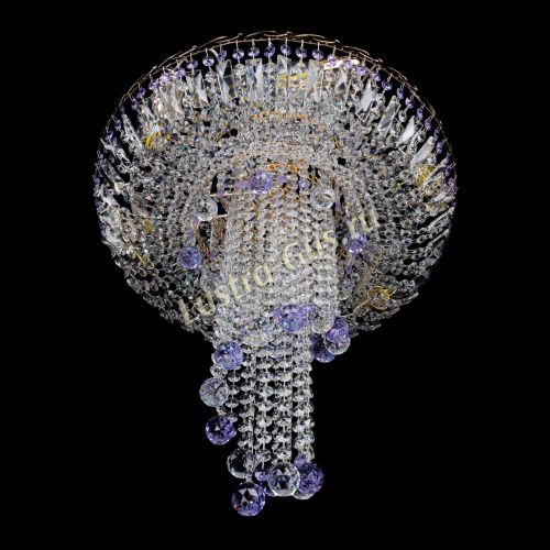 Люстра Диана №6 Шар 30 фиолетовая в Саратове Гусь Хрустальный