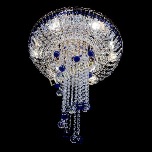 Люстра Диана №6 Шар 30 синяя в Саратове Гусь Хрустальный