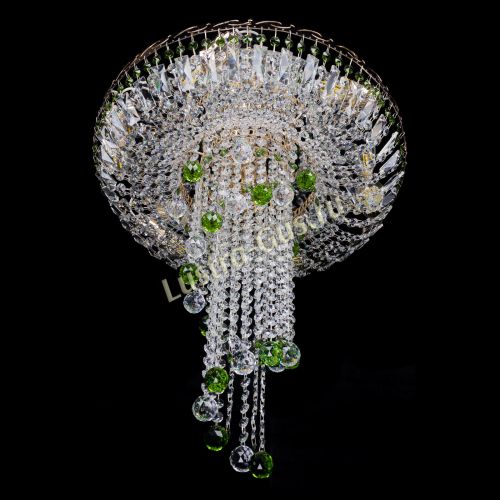 Люстра Диана №6 Шар 30 зеленая в Саратове Гусь Хрустальный