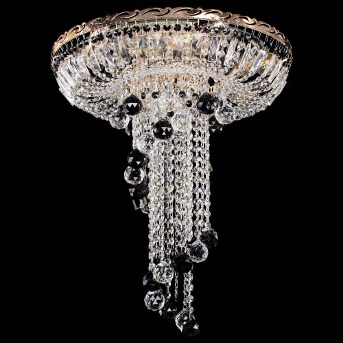 Люстра Диана №6 Шар 40 черная в Саратове Гусь Хрустальный