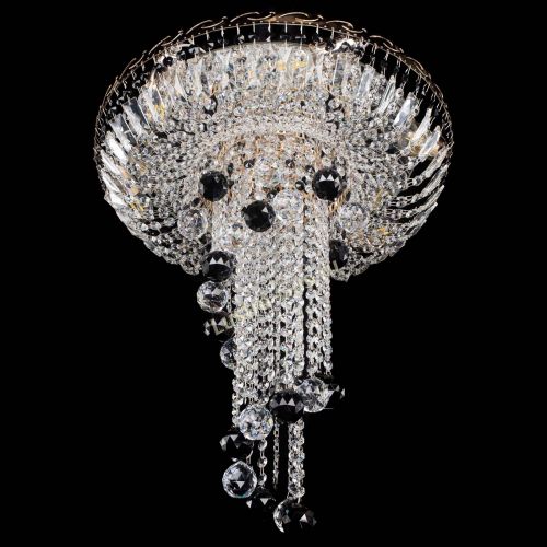 Люстра Диана №6 Шар 40 черная в Саратове Гусь Хрустальный