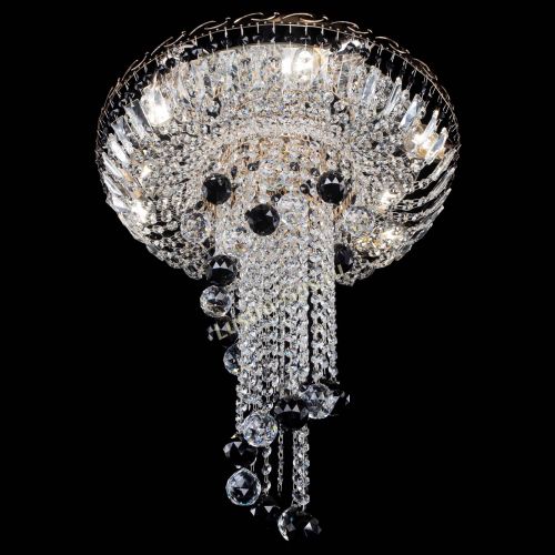 Люстра Диана №6 Шар 40 черная в Саратове Гусь Хрустальный