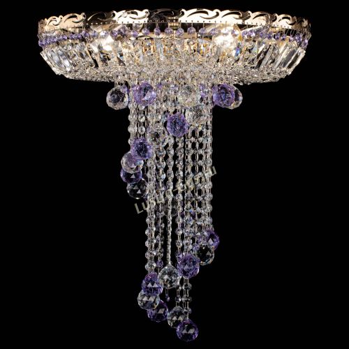 Люстра Диана №6 Шар 40 фиолетовая в Саратове Гусь Хрустальный