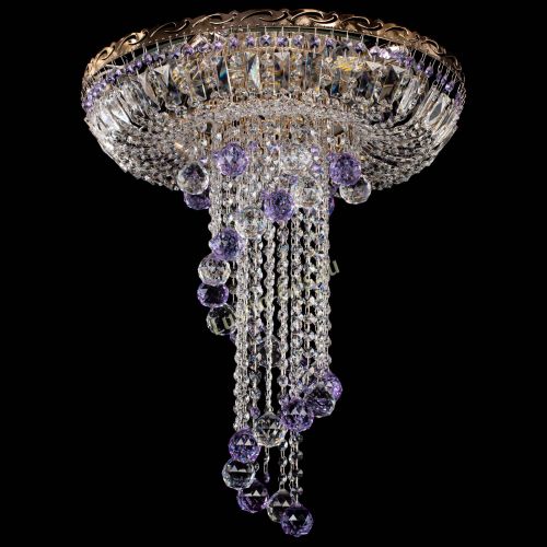 Люстра Диана №6 Шар 40 фиолетовая в Саратове Гусь Хрустальный