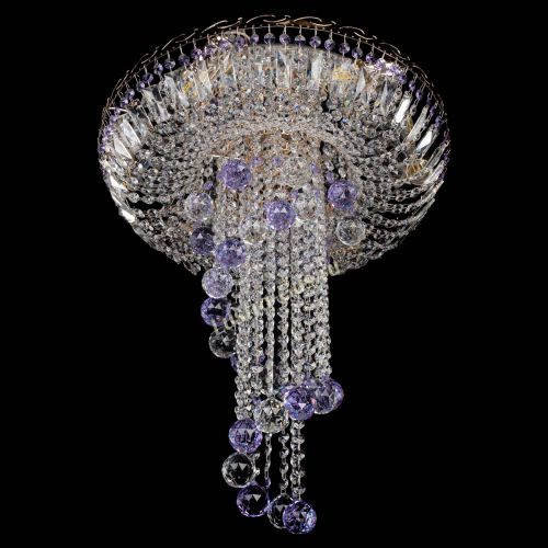 Люстра Диана №6 Шар 40 фиолетовая в Саратове Гусь Хрустальный
