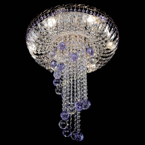 Люстра Диана №6 Шар 40 фиолетовая в Саратове Гусь Хрустальный