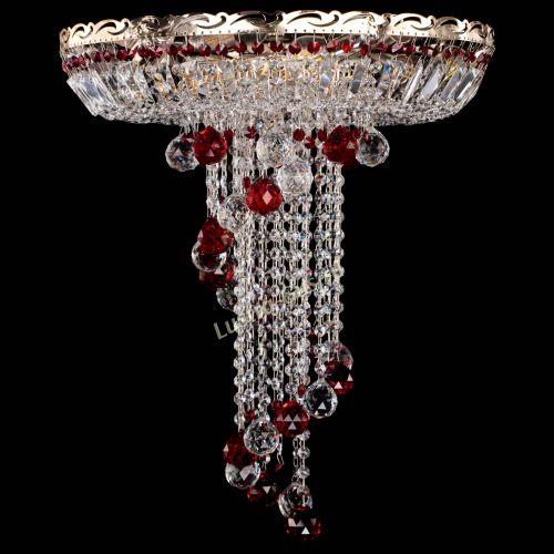 Люстра Диана №6 Шар 40 красная в Саратове Гусь Хрустальный