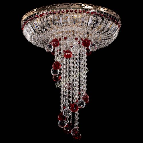 Люстра Диана №6 Шар 40 красная в Саратове Гусь Хрустальный