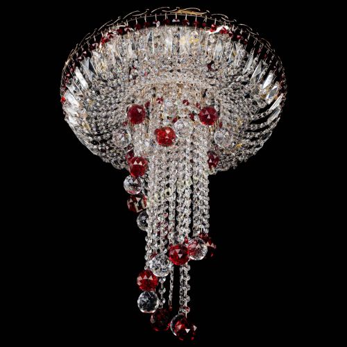 Люстра Диана №6 Шар 40 красная в Саратове Гусь Хрустальный