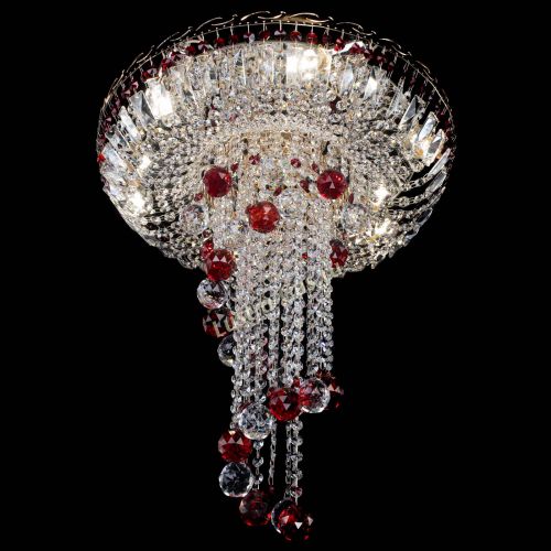 Люстра Диана №6 Шар 40 красная в Саратове Гусь Хрустальный