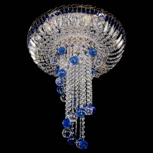 Люстра Диана №6 Шар 40 синяя в Саратове Гусь Хрустальный