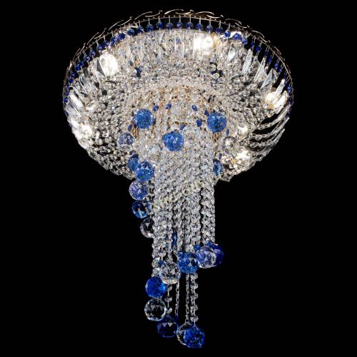 Люстра Диана №6 Шар 40 синяя в Саратове Гусь Хрустальный