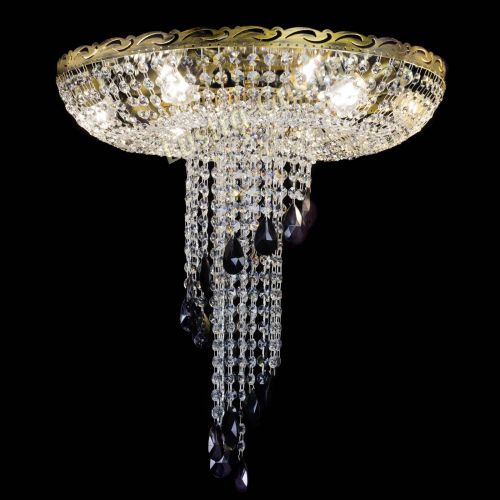 Люстра Диана №6 журавлик черная под бронзу  в Саратове Гусь Хрустальный