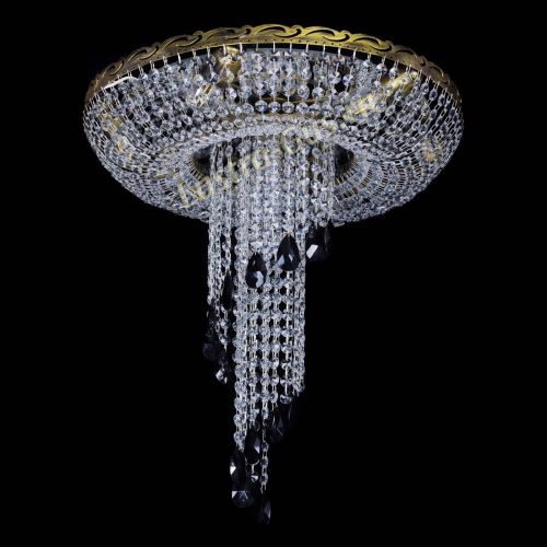 Люстра Диана №6 журавлик черная под бронзу  в Саратове Гусь Хрустальный