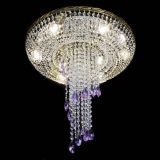 Люстра Диана №6 журавлик фиолетовая под бронзу  в Саратове