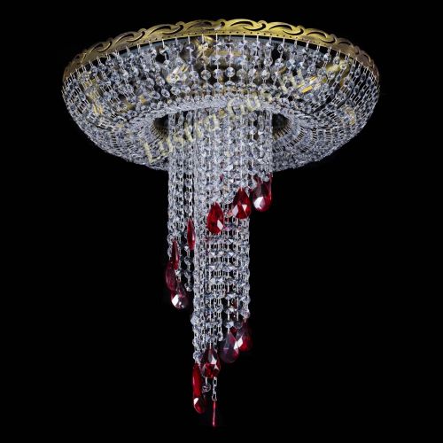 Люстра Диана №6 журавлик красная под бронзу в Саратове Гусь Хрустальный