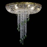 Люстра Диана №6 журавлик зеленая под бронзу  в Саратове