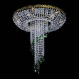 Люстра Диана №6 журавлик зеленая под бронзу  в Саратове