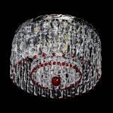 Люстра Диана Пластинка №3 красная в Саратове