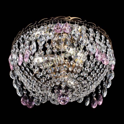 Люстра Диана журавлик розовая в Саратове Гусь Хрустальный