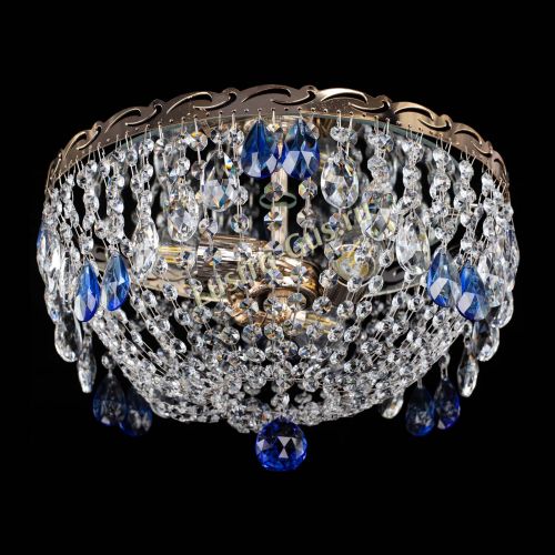 Люстра Диана журавлик синяя в Саратове Гусь Хрустальный