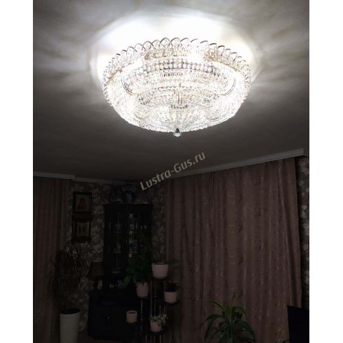 Люстра Двойное Кольцо Классика в Саратове Гусь Хрустальный