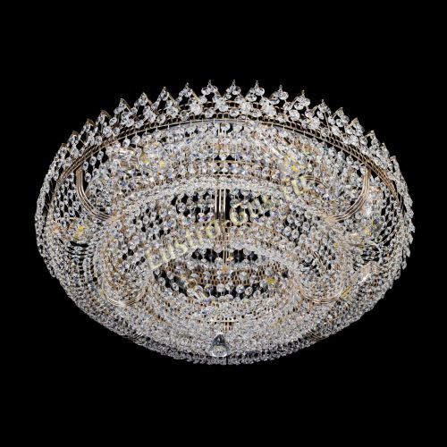 Люстра Двойное Кольцо Корона 700 мм в Саратове Гусь Хрустальный