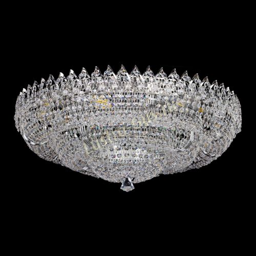 Люстра Двойное Кольцо Корона 700 мм в Саратове Гусь Хрустальный