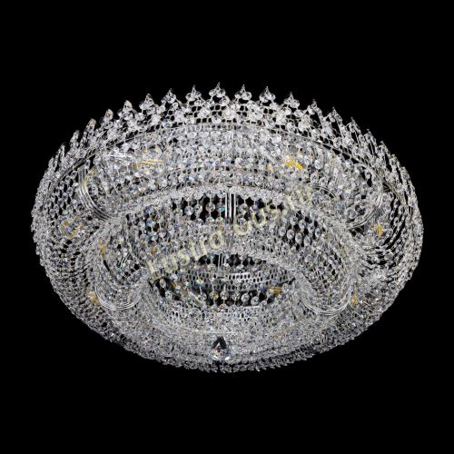 Люстра Двойное Кольцо Корона 700 мм в Саратове Гусь Хрустальный