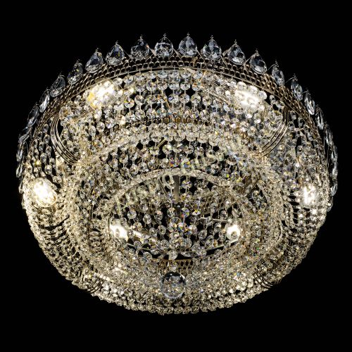 Люстра Двойное Кольцо Корона журавлик в Саратове Гусь Хрустальный