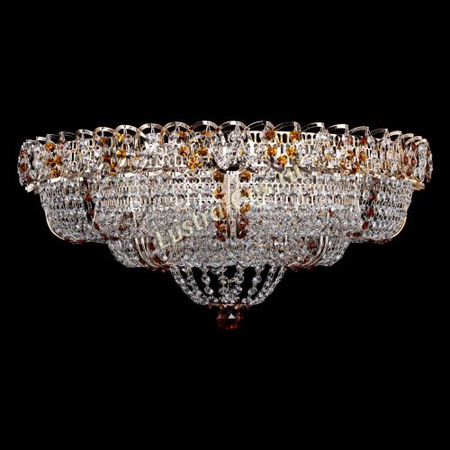 Люстра Двойное Кольцо Классика №6 чайная в Саратове Гусь Хрустальный