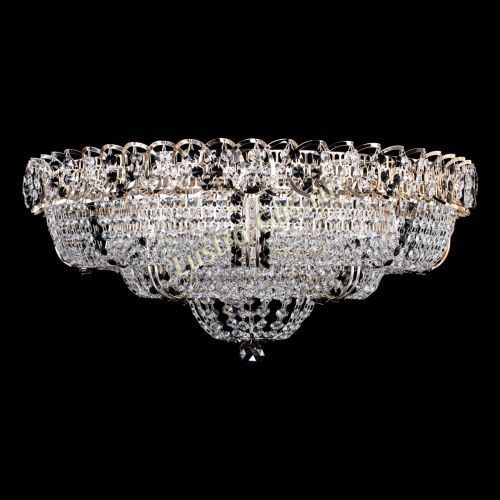 Люстра Двойное Кольцо Классика №6 черная в Саратове Гусь Хрустальный