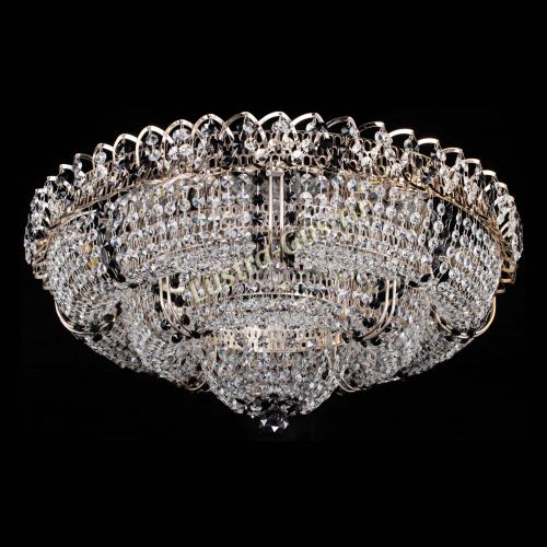 Люстра Двойное Кольцо Классика №6 черная в Саратове Гусь Хрустальный