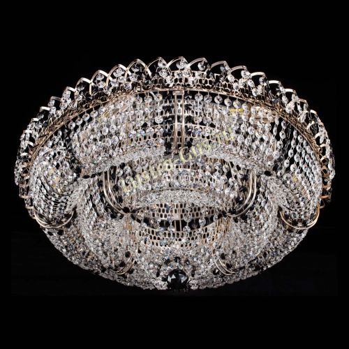 Люстра Двойное Кольцо Классика №6 черная в Саратове Гусь Хрустальный