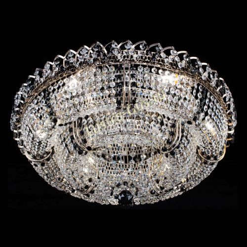 Люстра Двойное Кольцо Классика №6 черная в Саратове Гусь Хрустальный